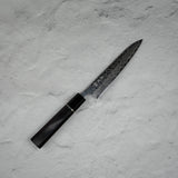 Yoshimi Kato SG2 Mirror Damascus Petty 150mm Ebony Handle