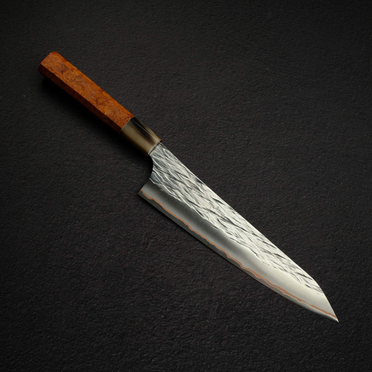 Yu Kurosaki Raijin VG10W Gyuto 210mm, with K&S Amboyna Handle