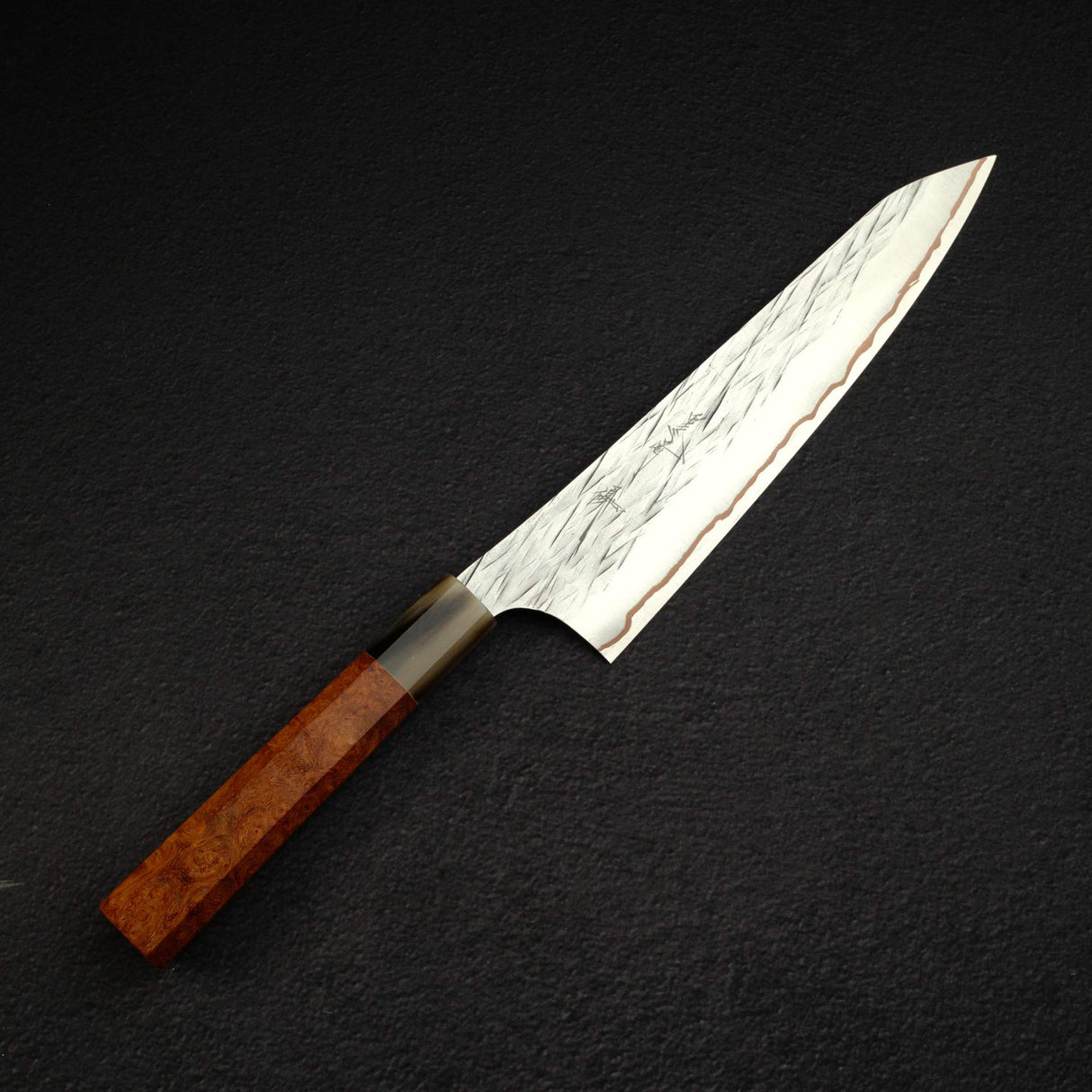 Yu Kurosaki Raijin VG10W Gyuto 210mm, with K&S Amboyna Handle