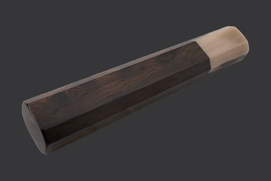 Octagonal Ebony Blonde Horn handle