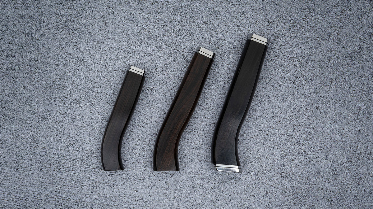 黑檀木西式 WA handle detail