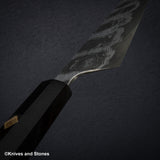 Shoichi Hashimoto (橋本庄市) Kazemachi Blue / White Damascus Gyuto 240mm