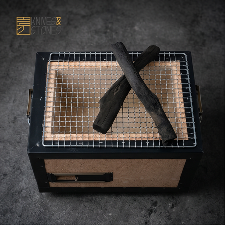 Okunoto Japanese Konro Hibachi Grill Small BBQ