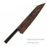 Sukenari HAP40 Hairline K-tip Gyuto 210/240 mm, with K&S Teakwood Handle