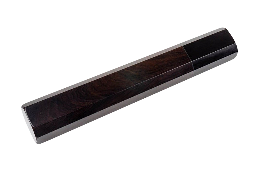 Octagonal Ebony with Black Horn Ferrule handle