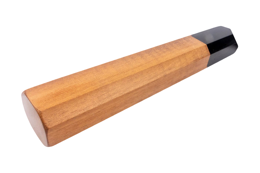 Octagonal Teak Black Ferrule  handle