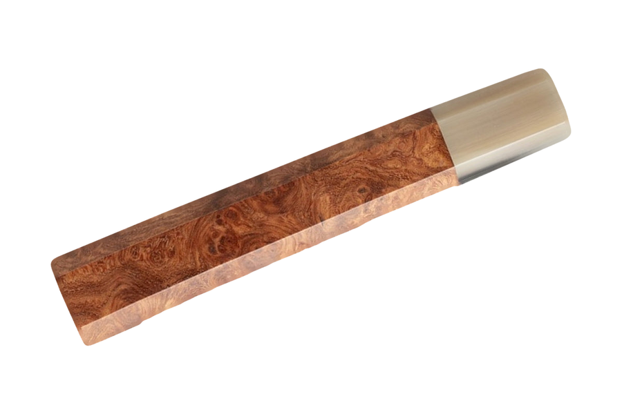Octagonal Amboyna Blonde Horn handle