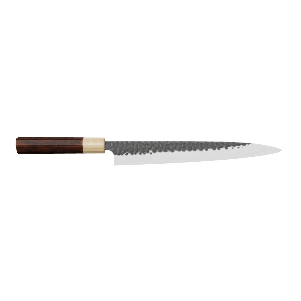 Masakage Koishi AS Sujihiki 270mm, K&S Hearted-shaped Ironwood Handle 3D model