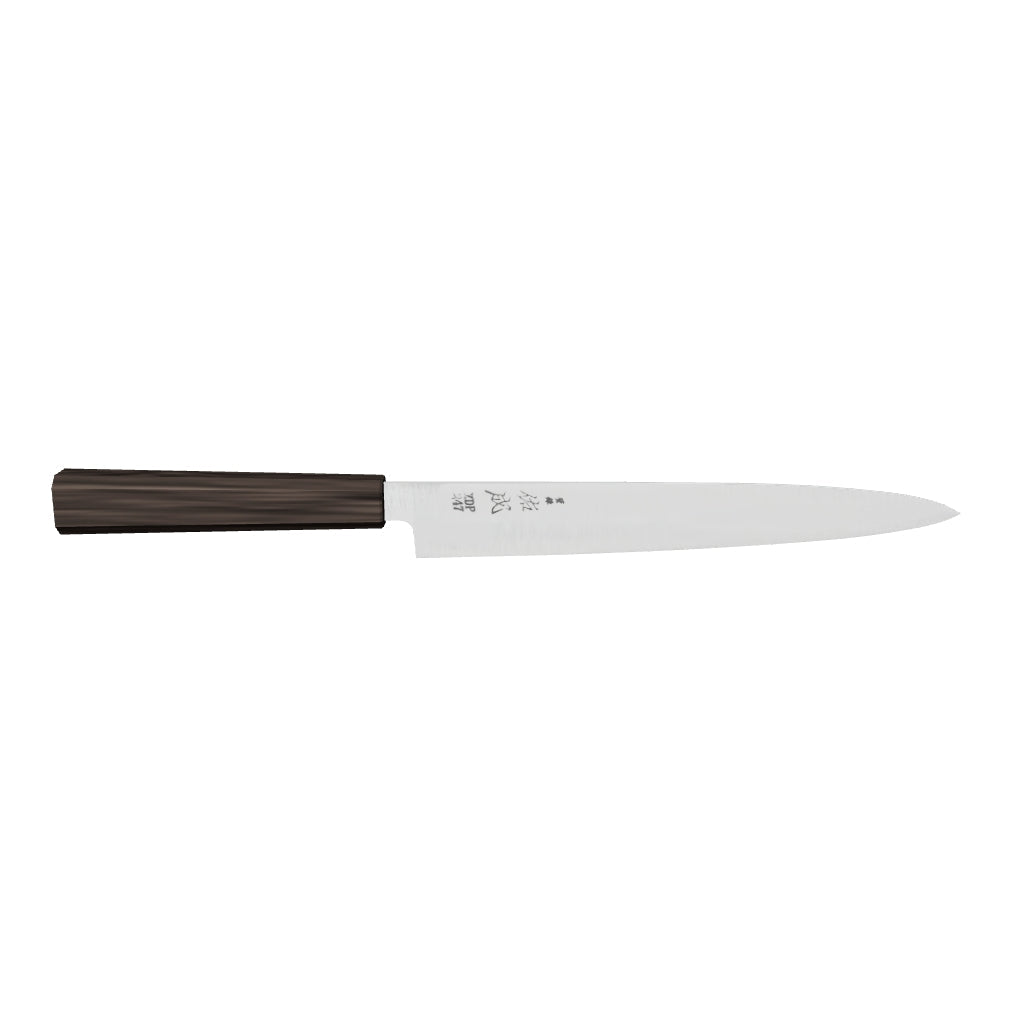 Sukenari ZDP-247 Hairline Sujihiki 240mm, Ebony Handle 3D model