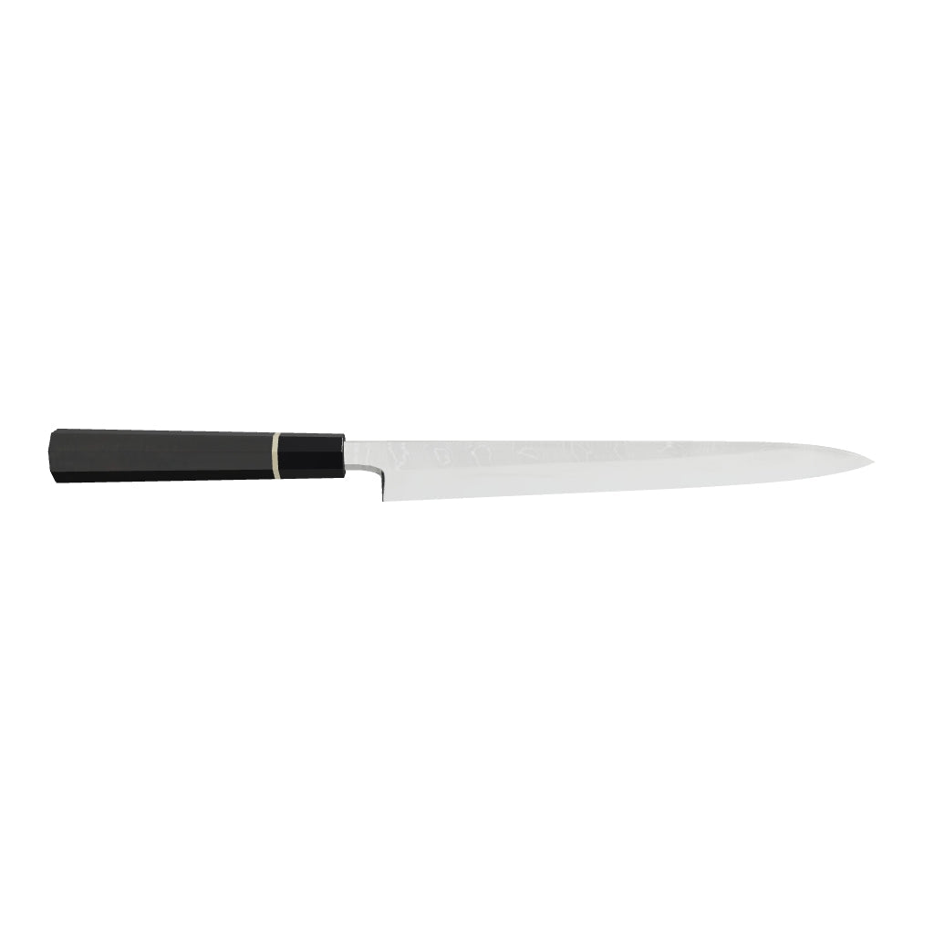 Takahiro Nihei Hyomon White 2 Damascus Yanagiba 270mm w/ Saya, exclusive to K&S 3D model