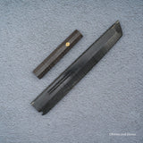 K&S Magnetic Sakimaru Saya  & Handle Set Stabilized Curly Maple / Ebony / Pau Rosa