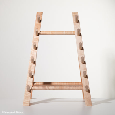 K&S Hardwood Knife Stand (Rack) 6 Slots