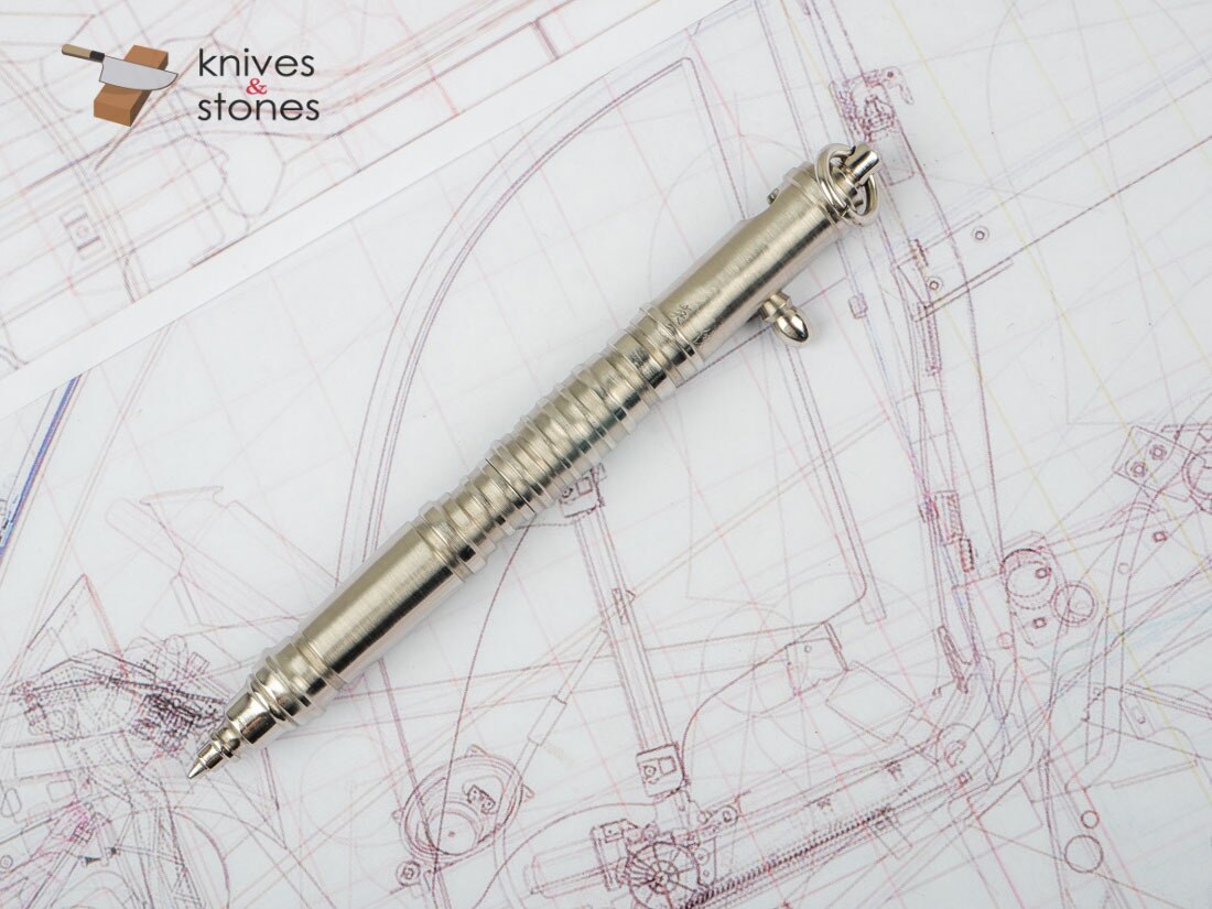 Bolt Action Pen - Steel by Hidetoshi Nakayama