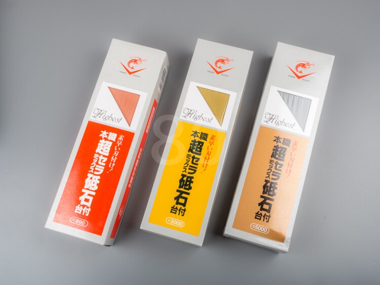 Naniwa Chosera  800, 2K, 5K Japanese Waterstone Set