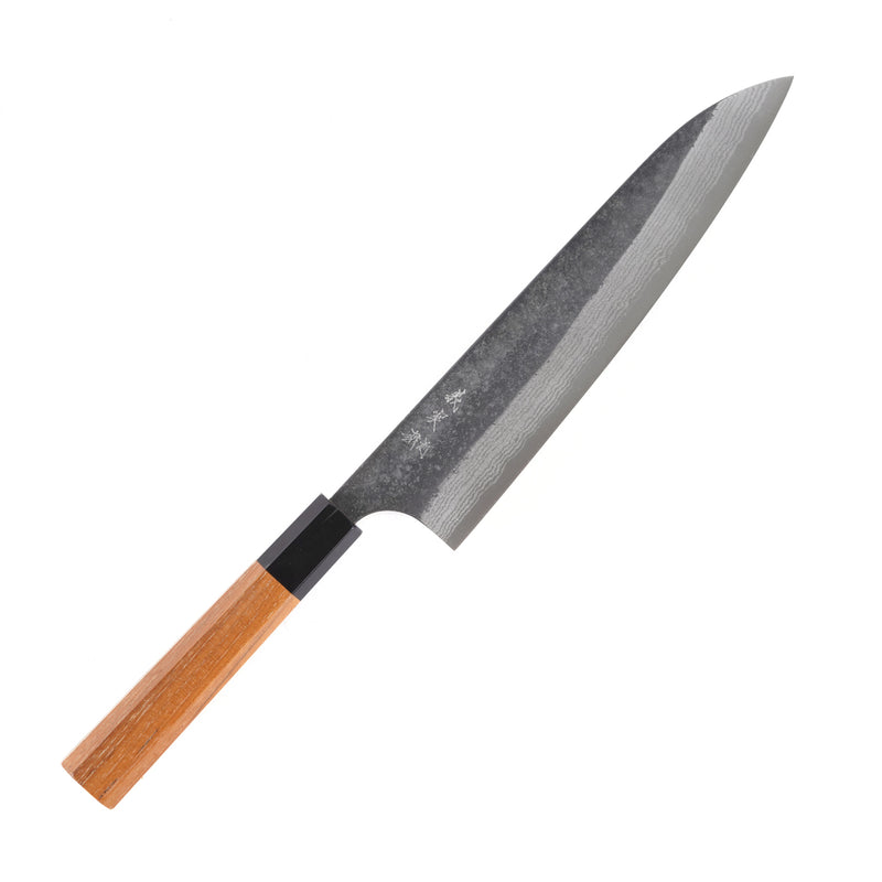 Yoshimi Kato Aogami Super Kurouchi Damascus Gyuto 210/240 mm