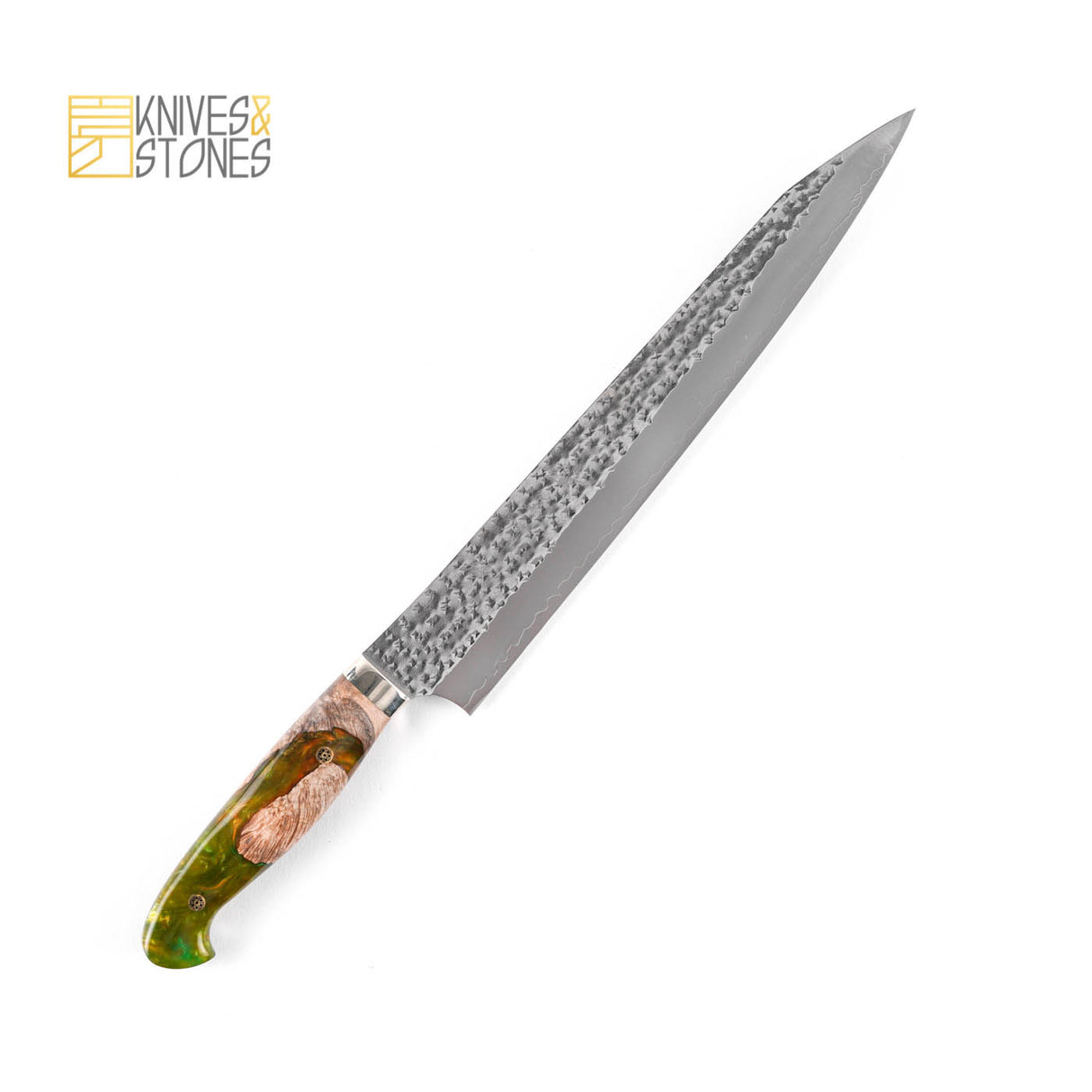 K&S SPECIAL Kurosaki Senko (閃光) SG2/R2 K-tip Sujihiki 270 mm Western Handle