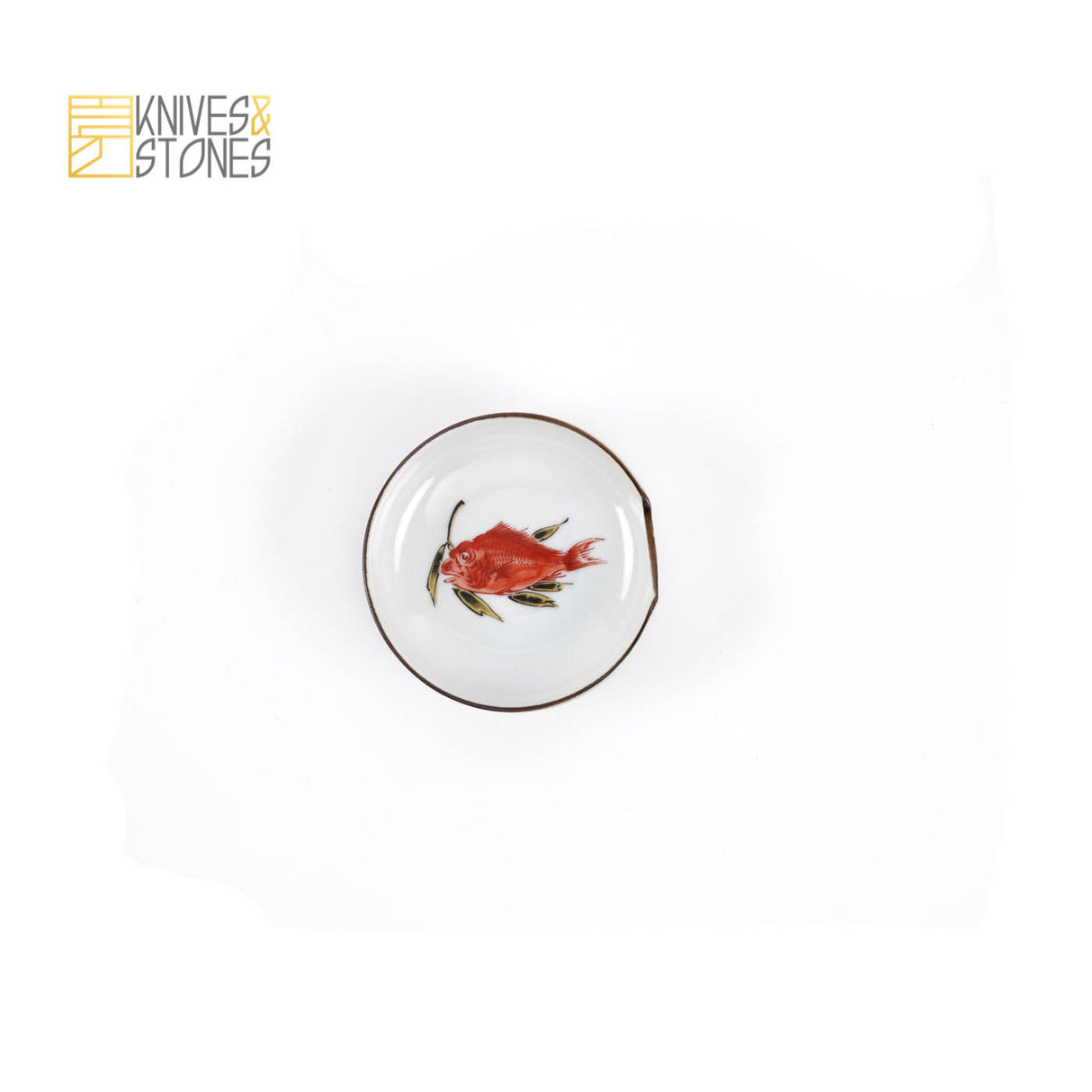 Seafood Theme Soy Sauce Plate / Chopsticks Rest Set of 5 Kutani Ware