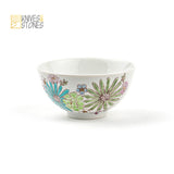 Rice Bowl Set Hana (華, Blossom) Kutani Ware