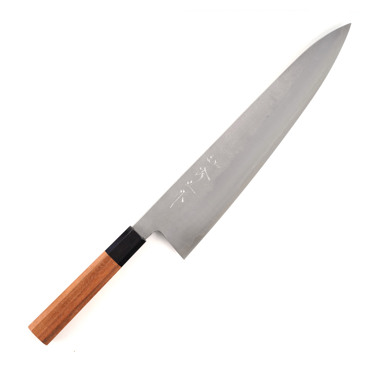 Tanaka Ginsan Nashiji Gyuto 210/ 240/ 270 mm with K&S Teak handle K&S