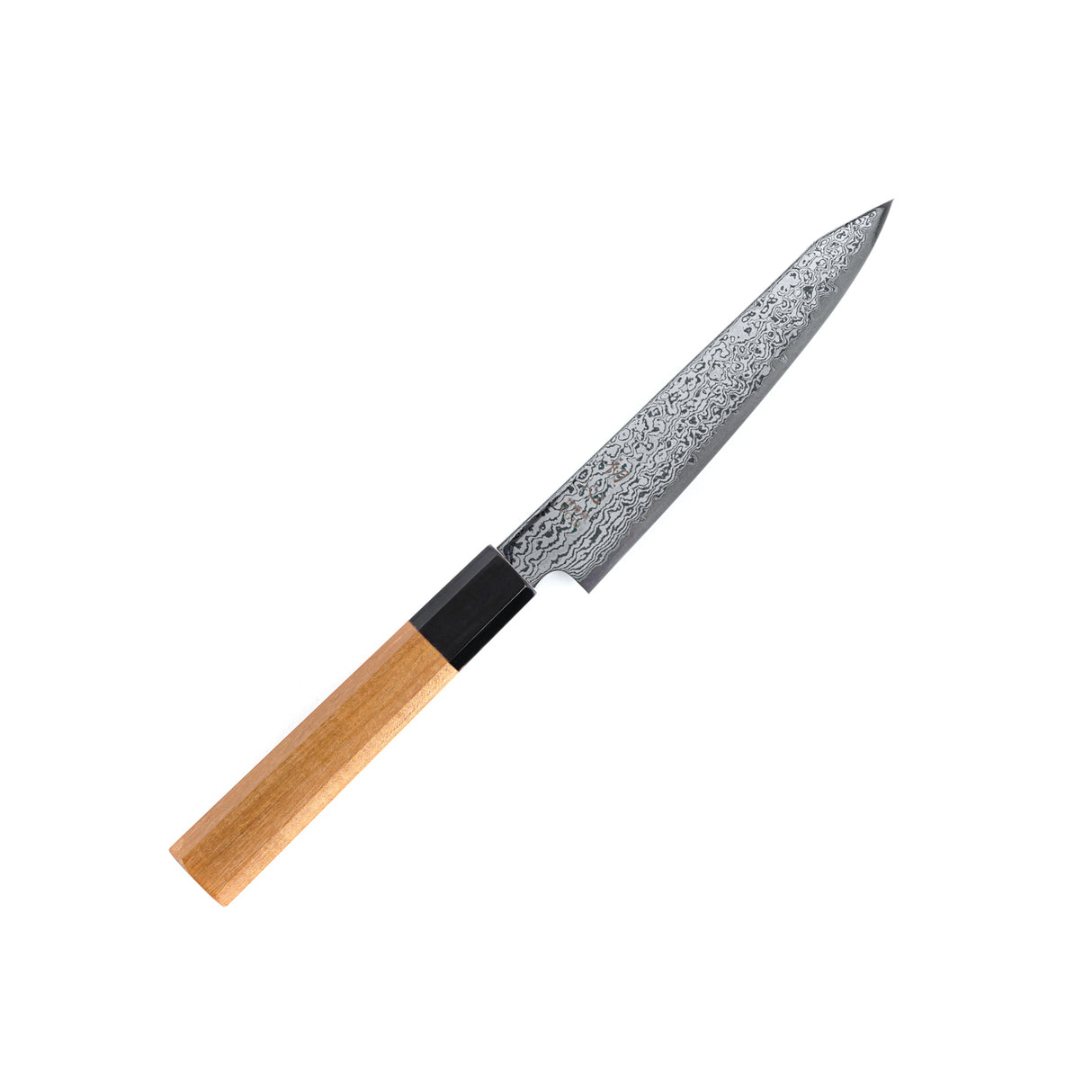 Hatsukokoro Sunaarashi VG10 Kurozome K-Tip Petty 150mm with Teak Wood Handle