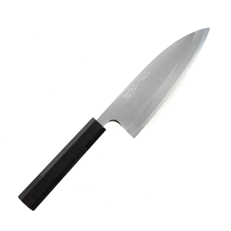 Sakai Takayuki Gintan Ginsanko Deba 150/165/180 mm, with K&S Ebony Handle