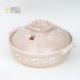 Japanese Do Nabe (Clay Pot) - Plum Blossom