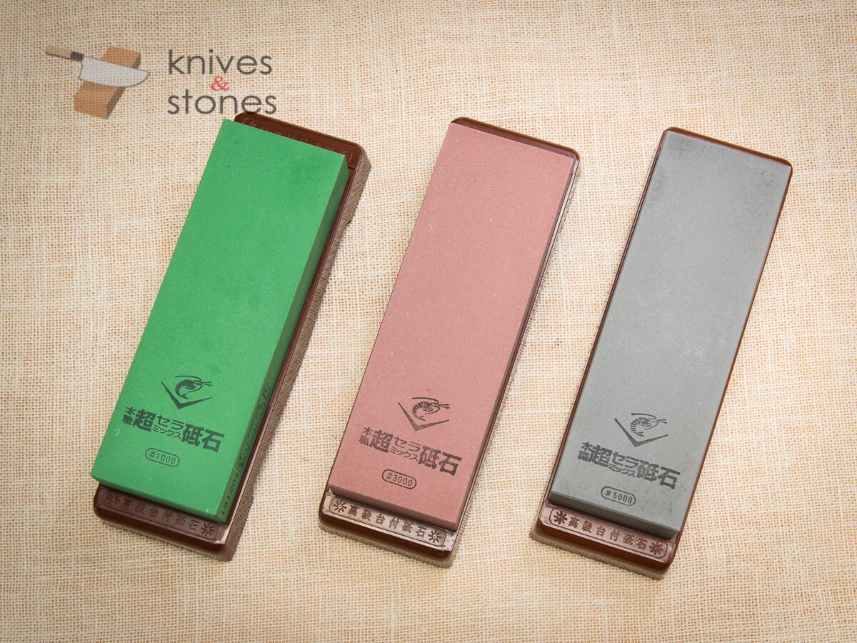 Naniwa Chosera 1K, 3K, 5K Japanese Waterstone Set