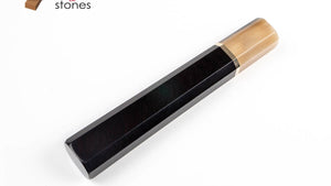 K&S Custom Ebony, Blonde - Marble Horn Ferrule Single Spacer WA handle