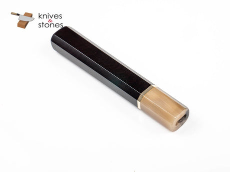 K&S Custom Ebony, Blonde - Marble Horn Ferrule Single Spacer WA handle