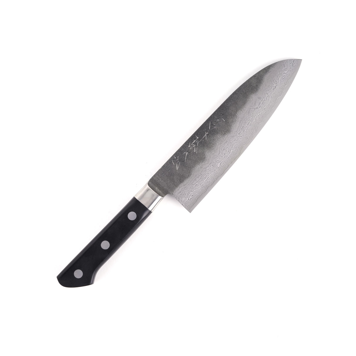 Tojiro VG10 Damascus Santoku 170mm Western Handle TA-SA170