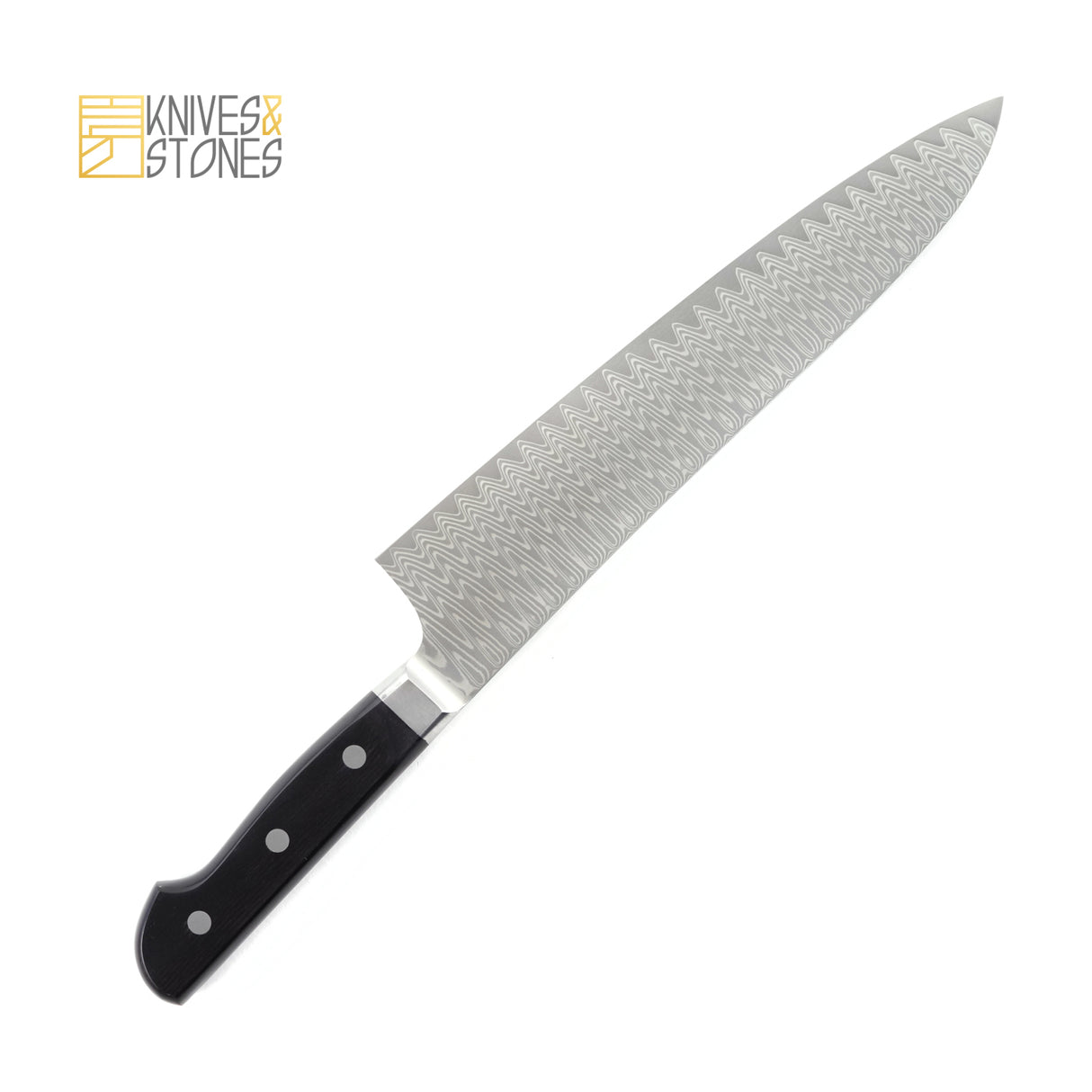 Hatsukokoro Hayabusa HAP-40 Damascus Gyuto 210/240 mm with Western Handle