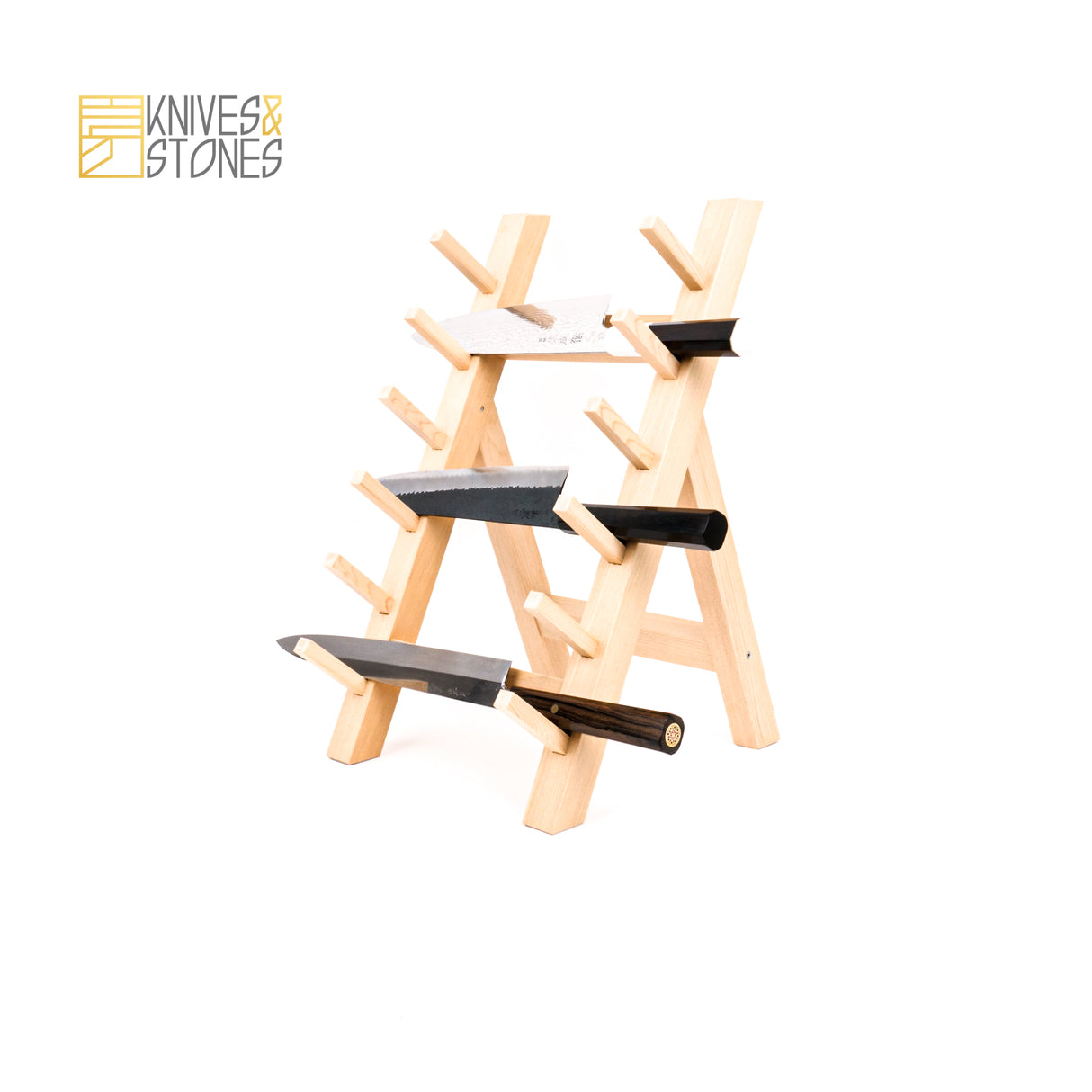 Japanese Wooden Knife Stand (6 Knives)