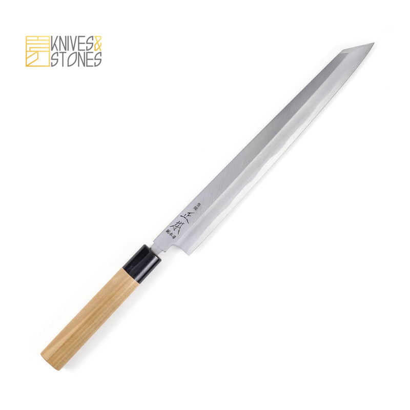 正本總本店 霞白鋼二號 切付 柳刃 270mm KS4627，附朴木刀鞘