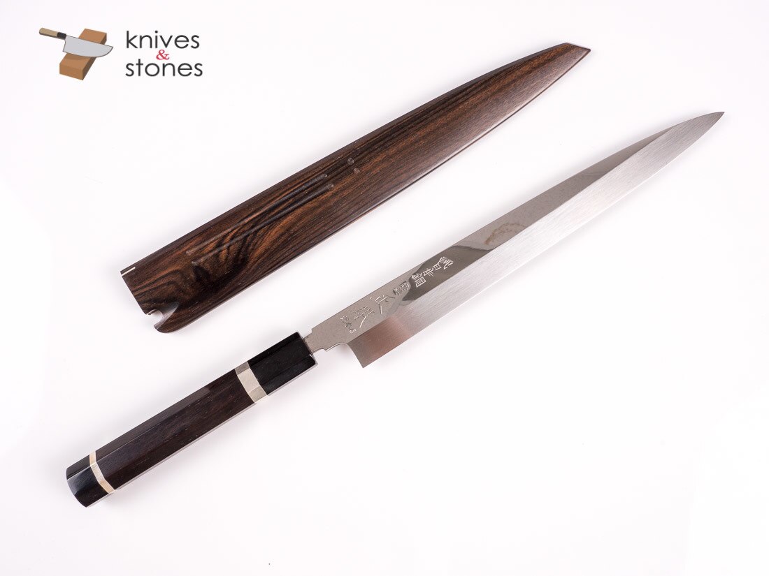 Masamoto Sohonten Honyaki (Blue 2, 玉青鋼) Yanagiba 270 mm