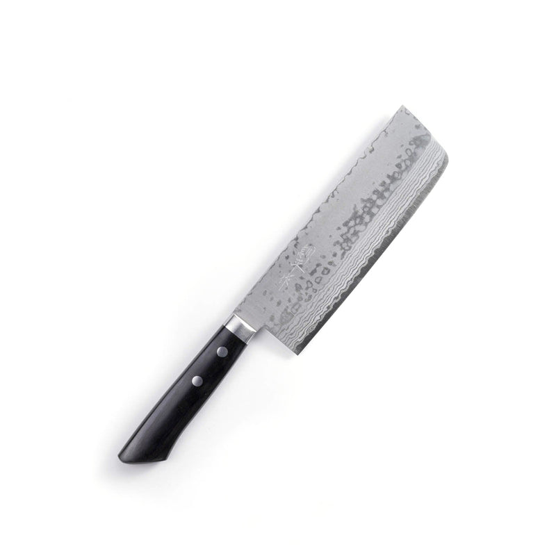 Masutani Sairyu VG10 Damascus Nakiri 165mm Western Handle