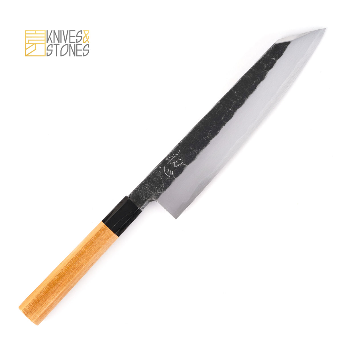 Myojin Shirasagi Blue 2 Kurouchi Single-Bevel K-Tip Gyuto 210mm/ 240mm