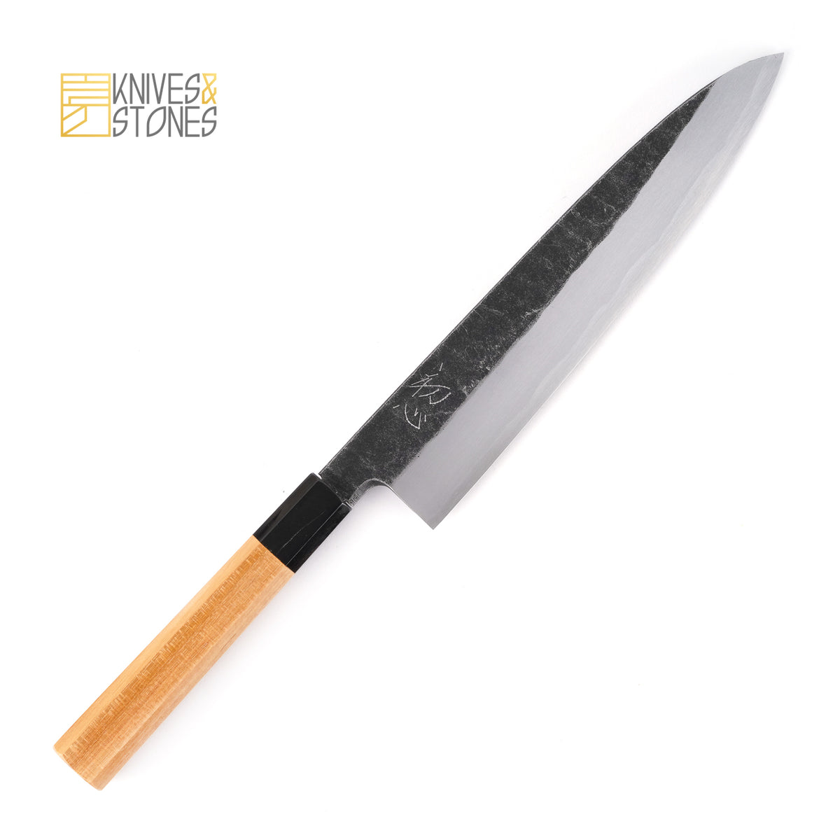 Myojin Shirasagi Blue 2 Kurouchi SingleBevel Gyuto 210mm/ 240mm K&S