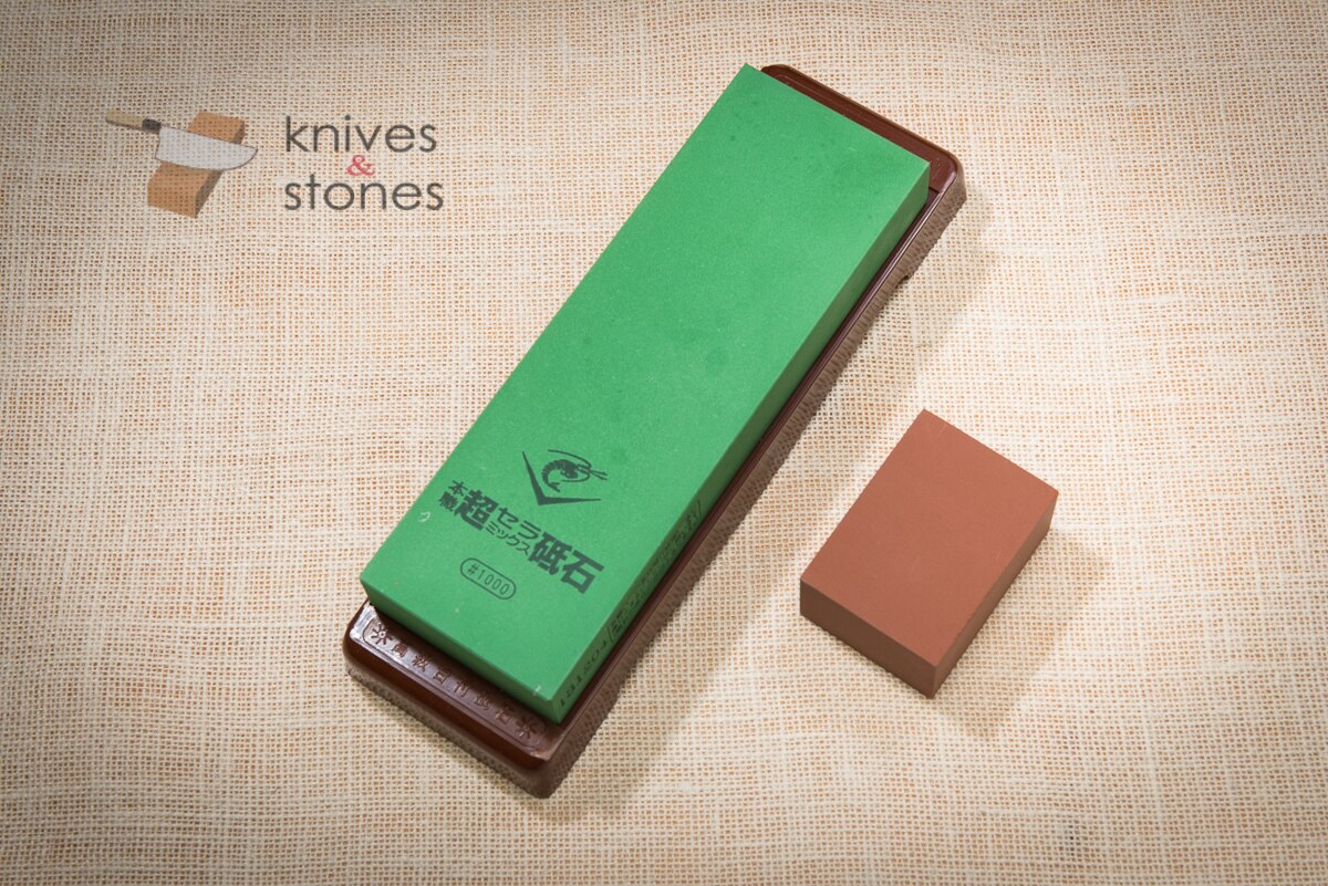 Naniwa Chosera 1000 grit Japanese waterstone with stand