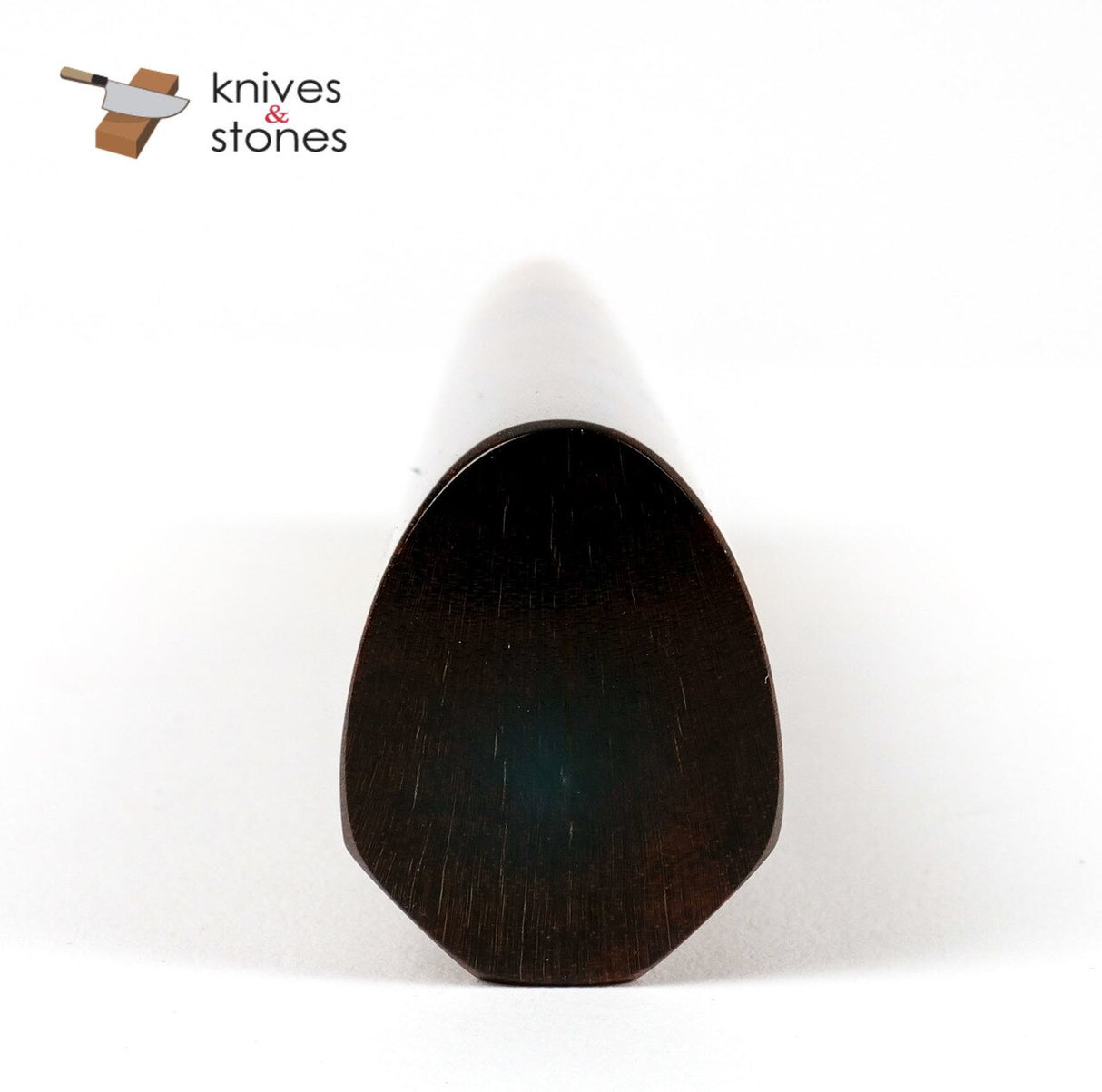 K&S Heart Shaped Snakewood Blonde Horn Handle