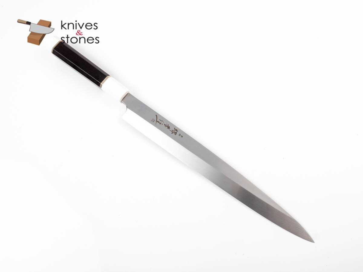 Sakai Takayuki GinRyu (銀龍) - Swedish Steel Honyaki Yanagiba with Corian Handle