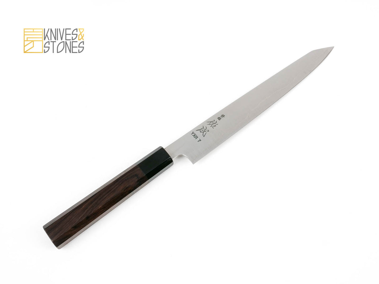 Sukenari (佑成) YXR7 HSTS Hairline K-tip Sujihiki / Long Petty 210mm
