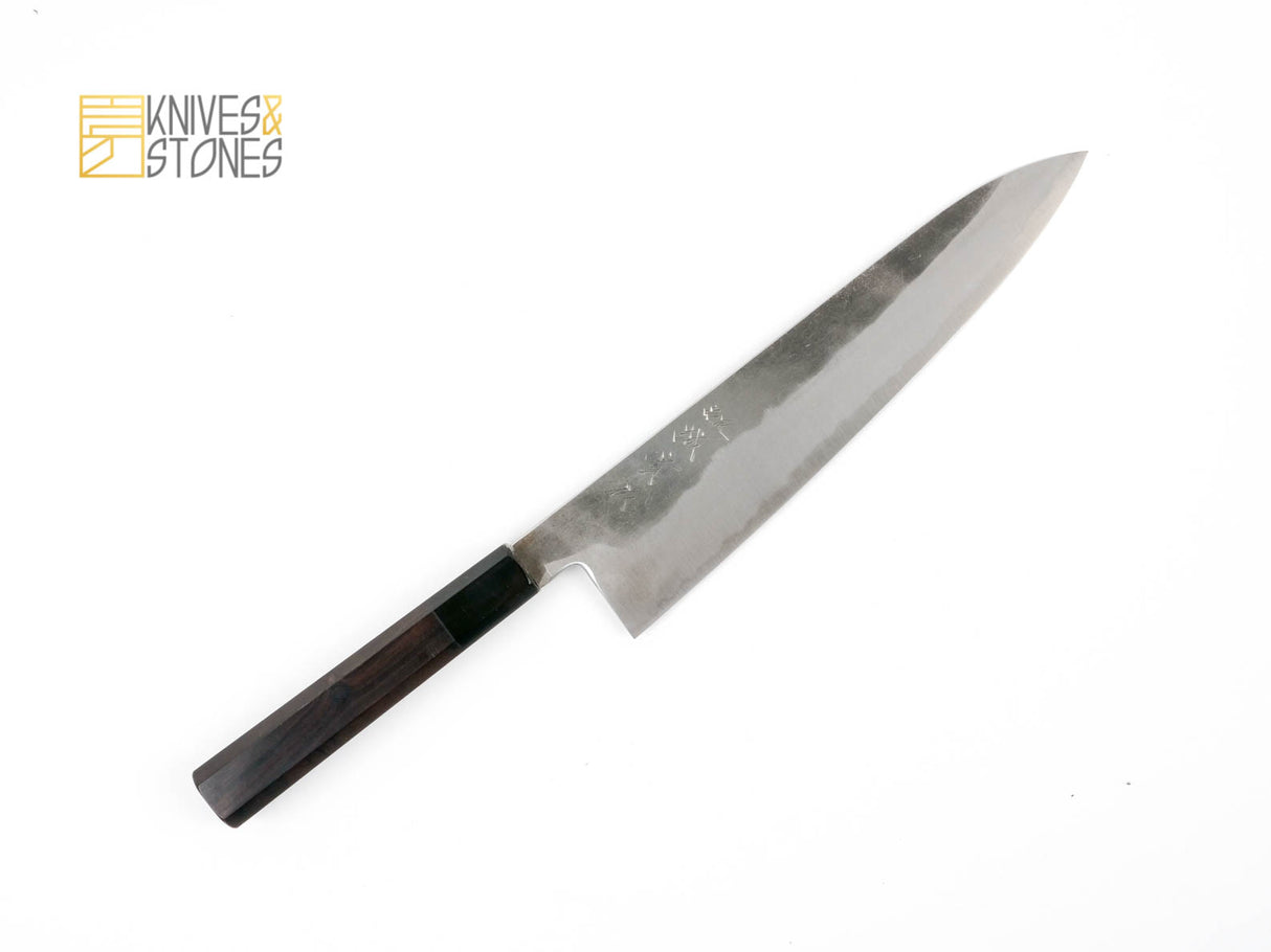 Tanaka Blue 2 Nashiji Gyuto 240mm Stainless Clad