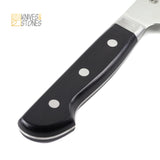 Hatsukokoro Hayabusa  HAP-40 Damascus Santoku 180 mm with Western Handle