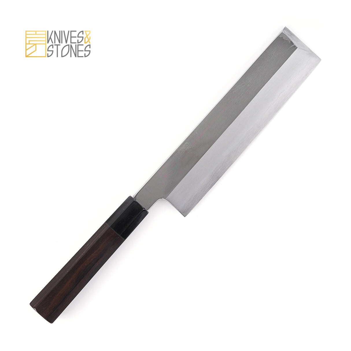 Nakagawa Ginsan Usuba 180/210mm Mirror Polished with K&S Ebony Handle